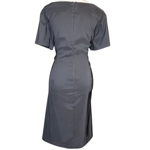 Dress Barn Collection Black Cream Lace Embroidered Sheath Dress Plus Size 20 - Picture 3 of 8